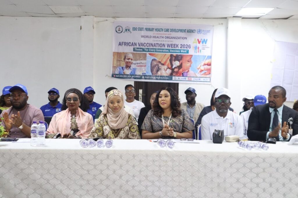 african vaccination week dignitaries