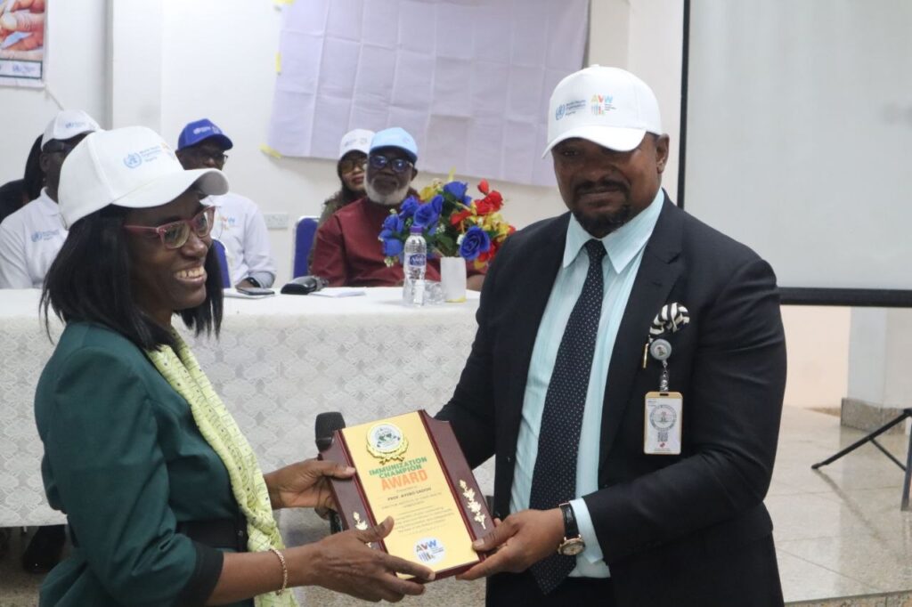 award to prof