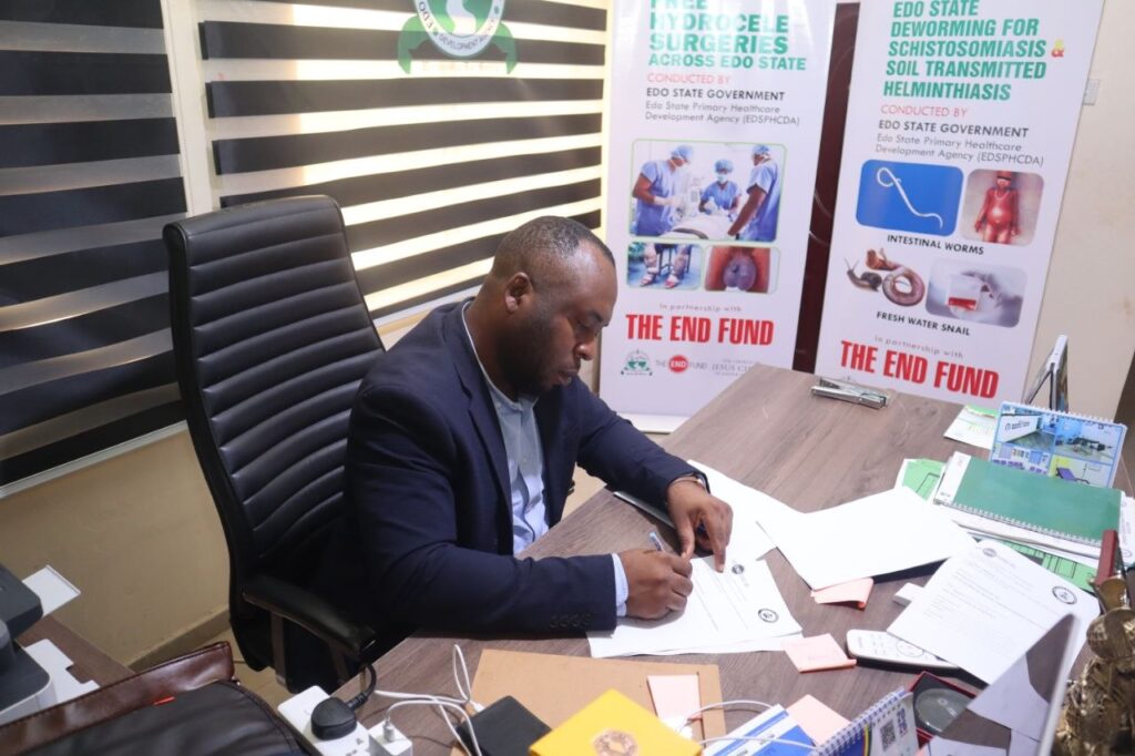 end fund signignig mou es