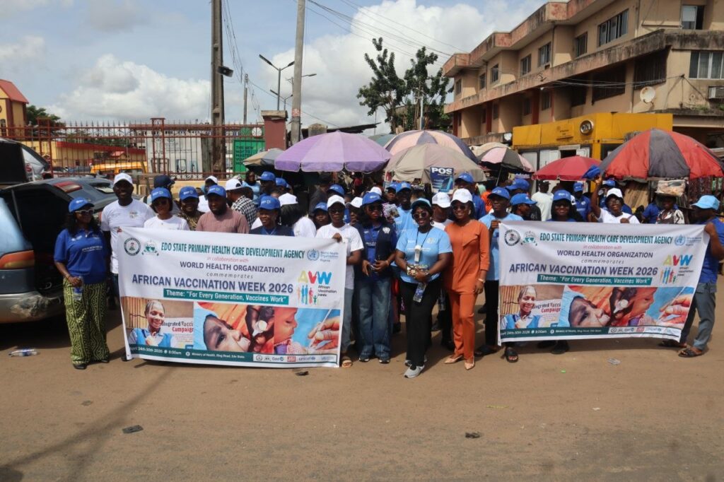 road walk african vaccination week