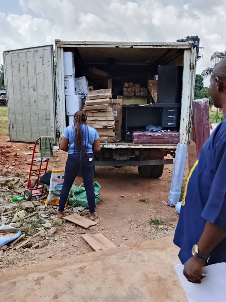 delivery of equipment