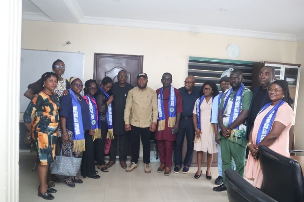 NOA EDO STATE PAYS ADVOCACY VISIT TO EDSPHCDA, SEEKS INTEGRATION OF OPTOMETRISTS INTO PRIMARY HEALTH CARE FACILITIES group pics optometrist new