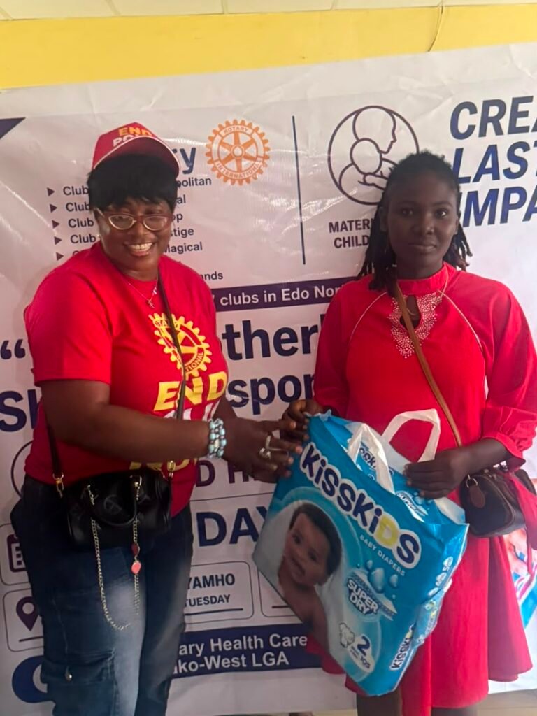 Rotary Club Supports Pregnant Women in Two Etsako West Communities gift rotary